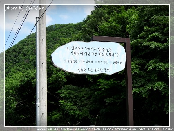 울산12경 반구대암각화 - 울산 12경으로 국보 285호인 반구대암각화. 울산12경 반구대암각화