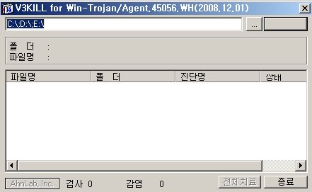 첫페이지 변조 바이러스 3929.cn