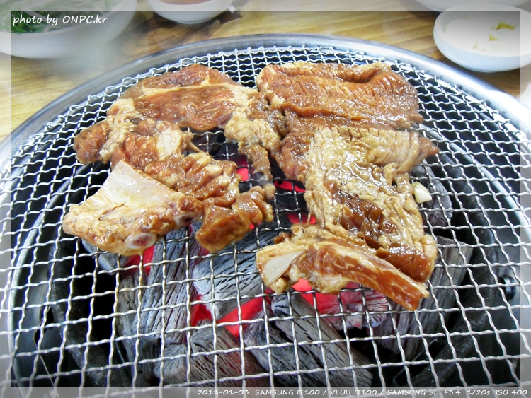 울산호계 - 갈비와 삼겹살을 큰불판에서 먹어보자! 돈대박