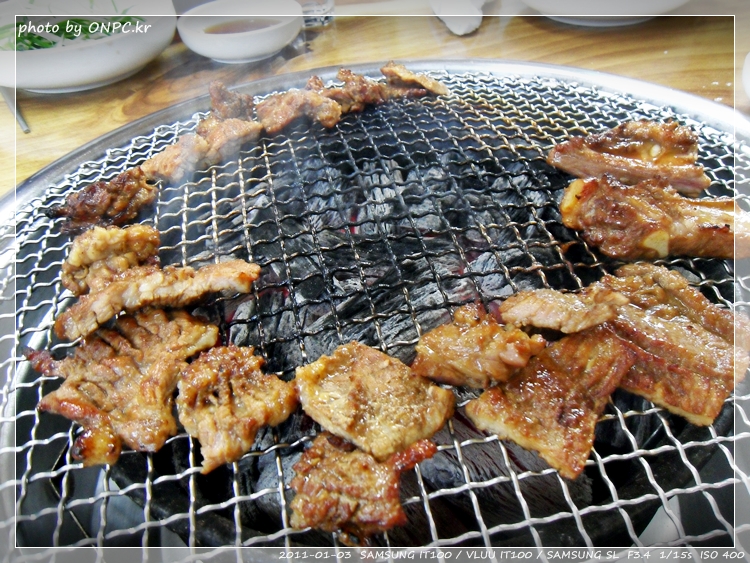 울산호계 - 갈비와 삼겹살을 큰불판에서 먹어보자! 돈대박