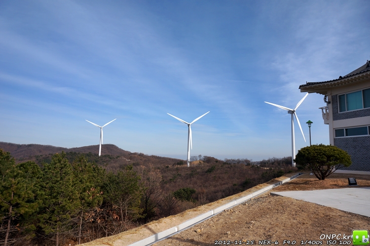 경주 풍력발전단지, 감은사지