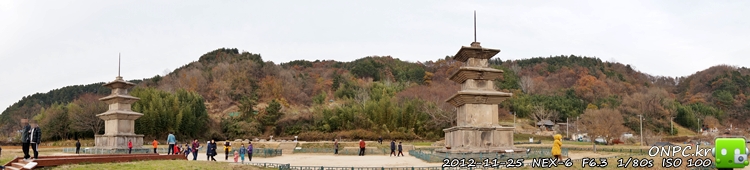 경주 풍력발전단지, 감은사지