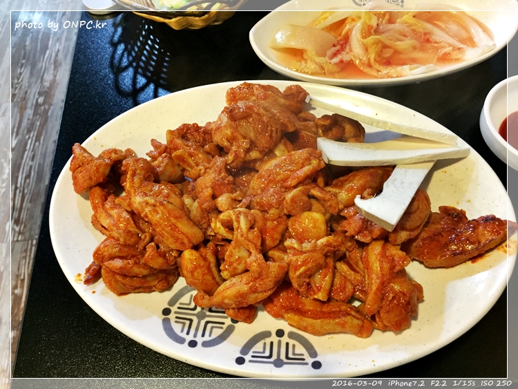 숯불에 구워먹는 닭갈비 - 매곡숯불닭갈비