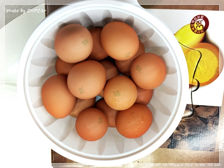 코스트코의 무항생제 구운란 - 구운란 1050G 30개. 가격은 5,990원 코스트코의 무항생제 구운란