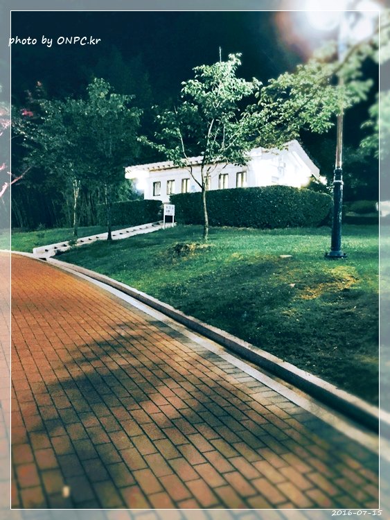 경주보문호 산책로