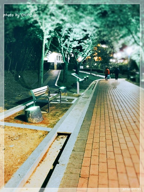 경주보문호 산책로