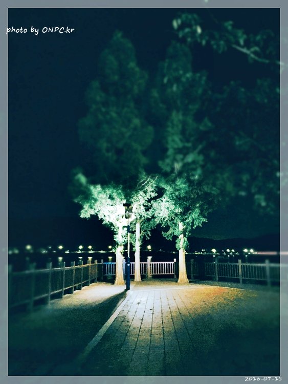 경주보문호 산책로