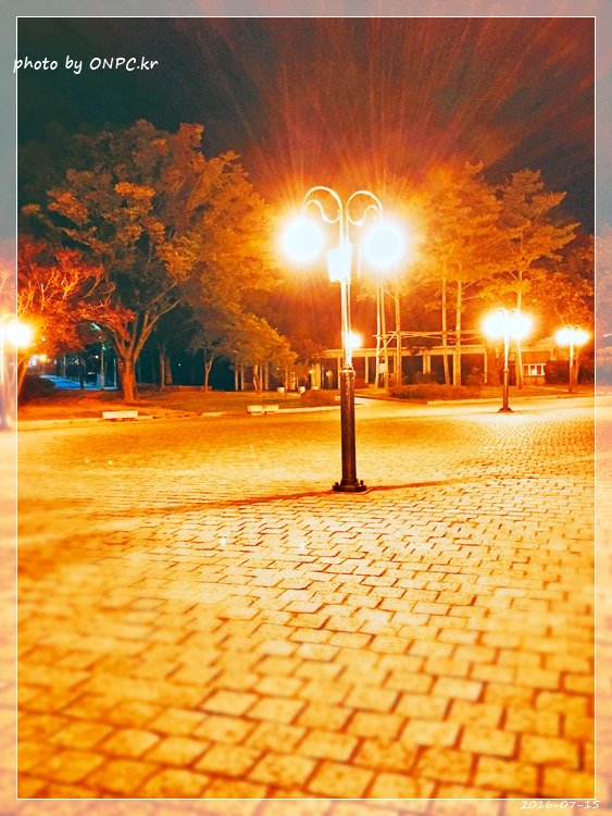 경주보문호 산책로