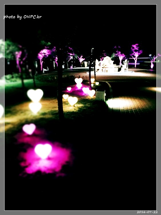 경주보문호 산책로