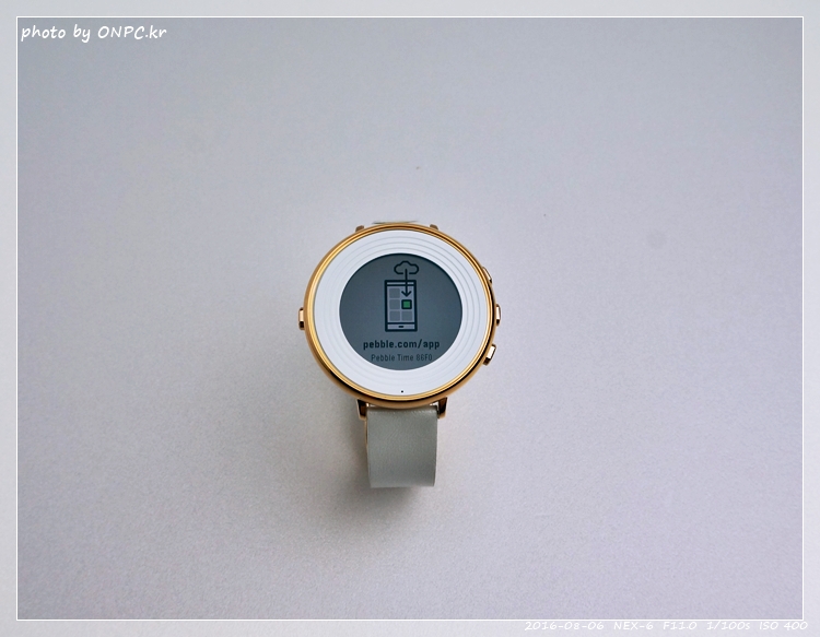 pebble 페블 타임 라운드 스마트워치 개봉기