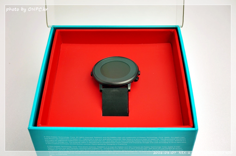 pebble 페블 타임 라운드 스마트워치 개봉기