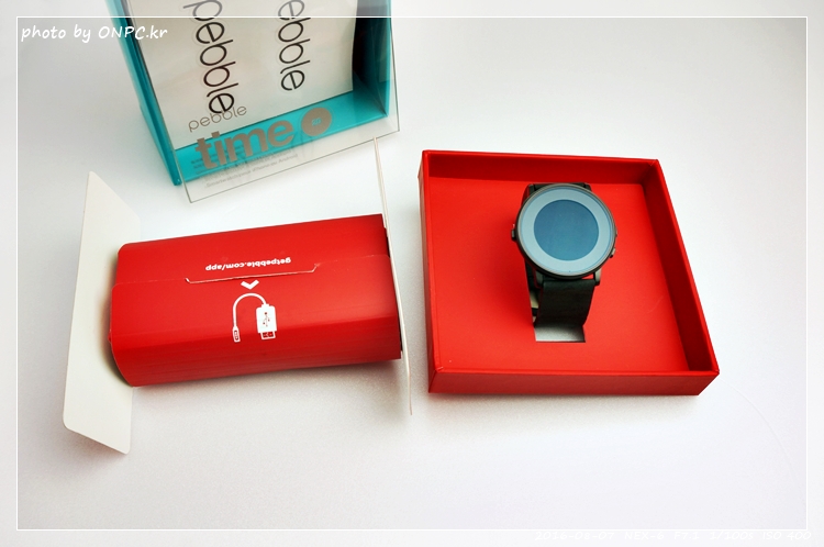 pebble 페블 타임 라운드 스마트워치 개봉기