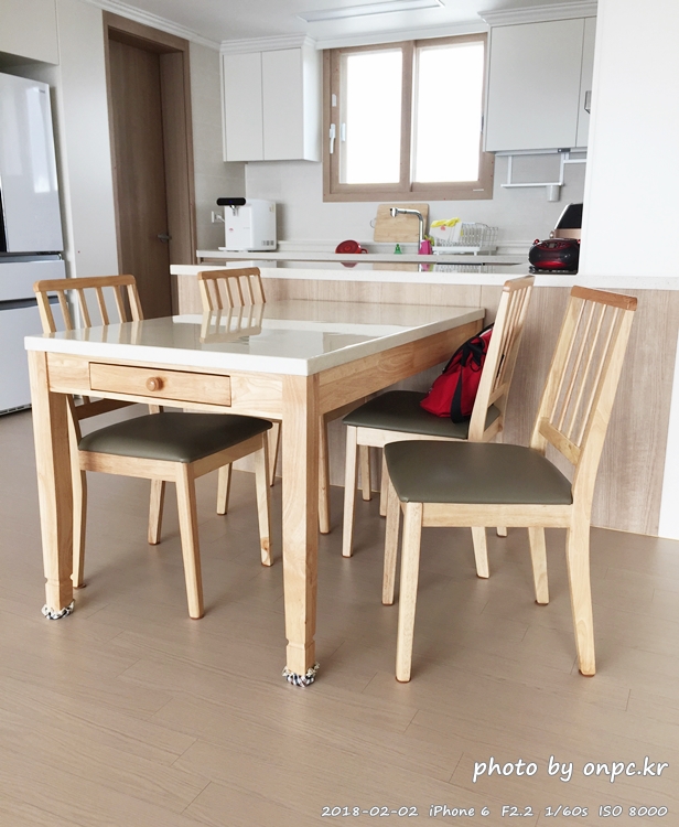 에넥스 4인용 대리석 식탁세트 구입! - 에넥스 프렌치 4인용 대리석 식탁세트!! 에넥스 4인용 대리석 식탁세트 구입!