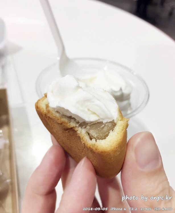 코스트코의 밀크만주와 밀크 아이스크림
