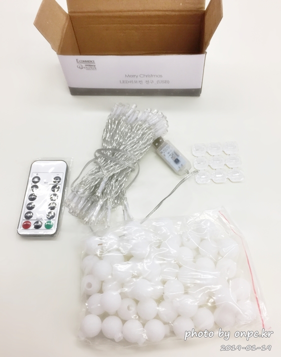 감성 캠핑 준비물, LED 앵두전구 구입