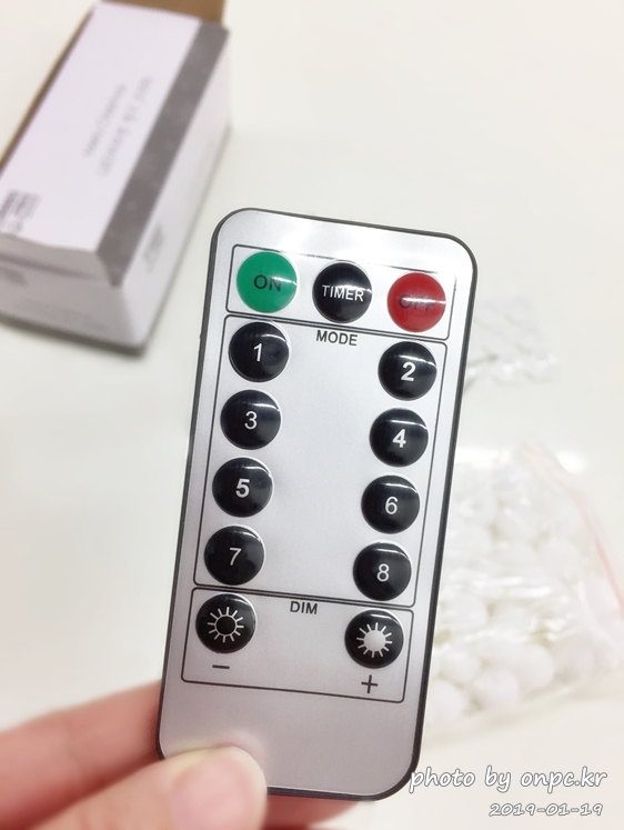 감성 캠핑 준비물, LED 앵두전구 구입