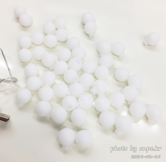 감성 캠핑 준비물, LED 앵두전구 구입