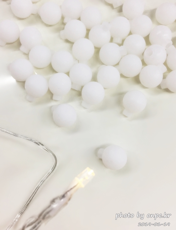 감성 캠핑 준비물, LED 앵두전구 구입