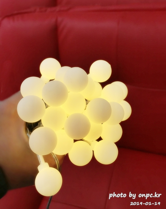 감성 캠핑 준비물, LED 앵두전구 구입