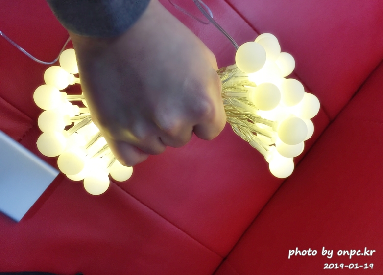 감성 캠핑 준비물, LED 앵두전구 구입