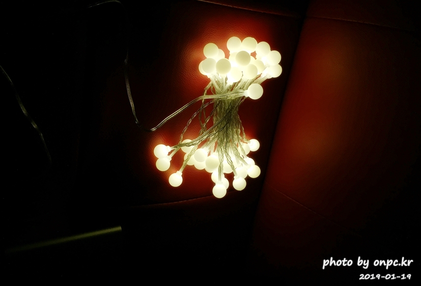 감성 캠핑 준비물, LED 앵두전구 구입