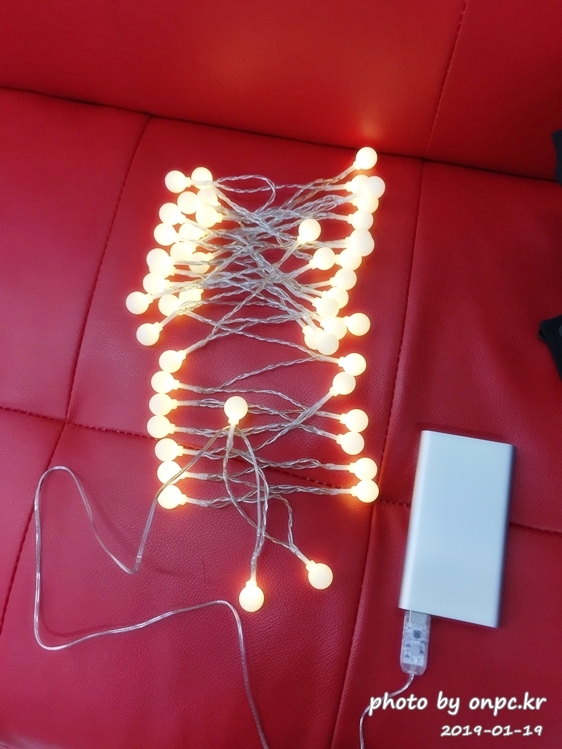 감성 캠핑 준비물, LED 앵두전구 구입