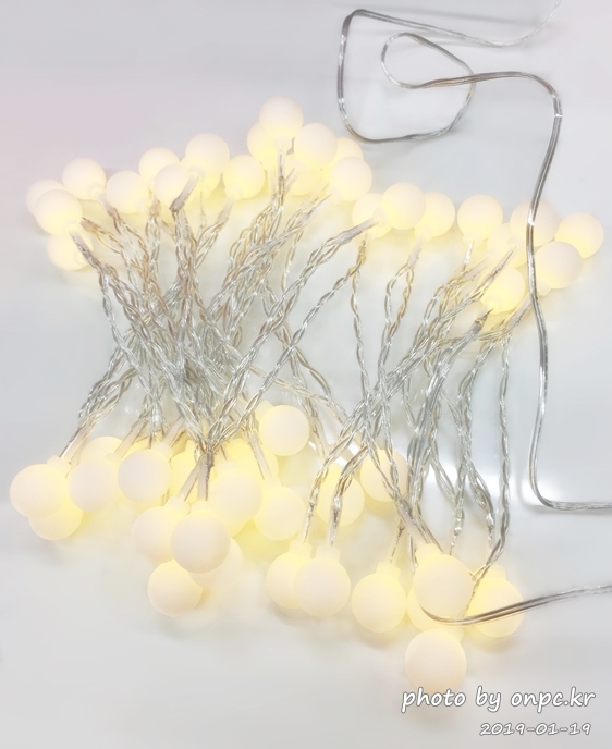 감성 캠핑 준비물, LED 앵두전구 구입