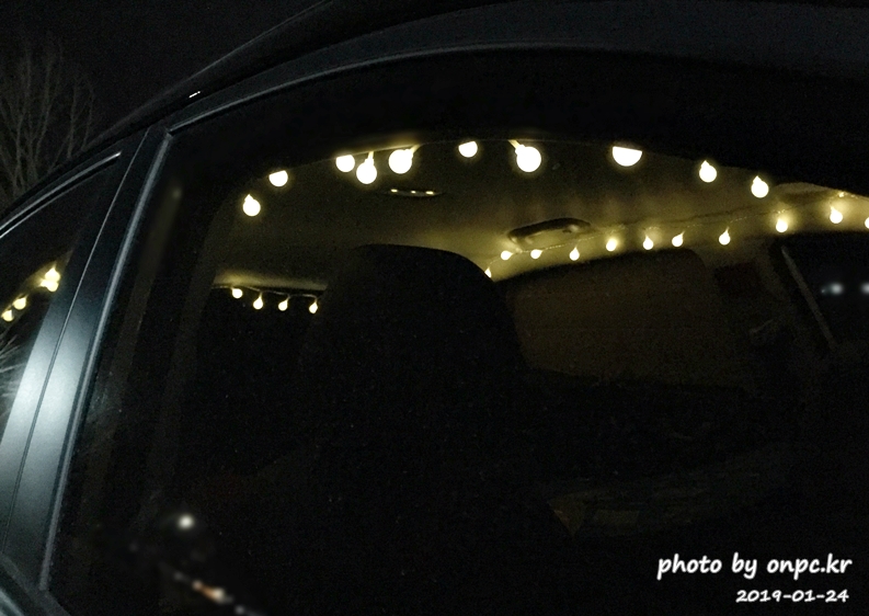 감성 캠핑 준비물, LED 앵두전구 구입