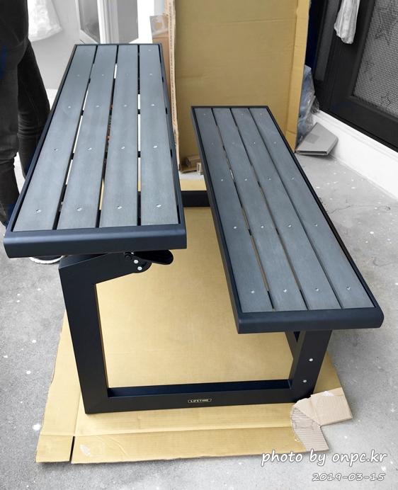 코스트코 라이프타임 컨버터블 그레이 벤치 구입사용기