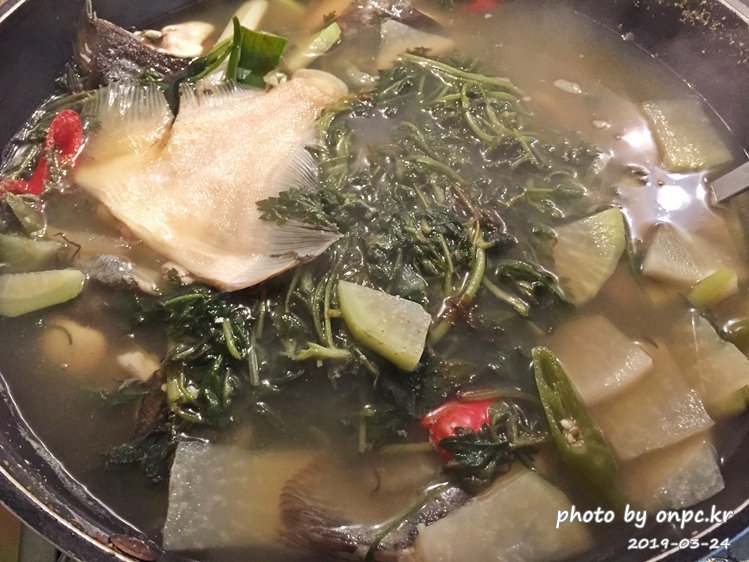코스트코 생물 도다리 쑥국