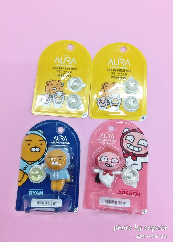 카카오프렌즈 차량용 방향제(Kakao Friends Auto Air Freshner)