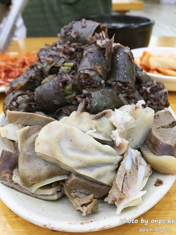 천안 충남집순대