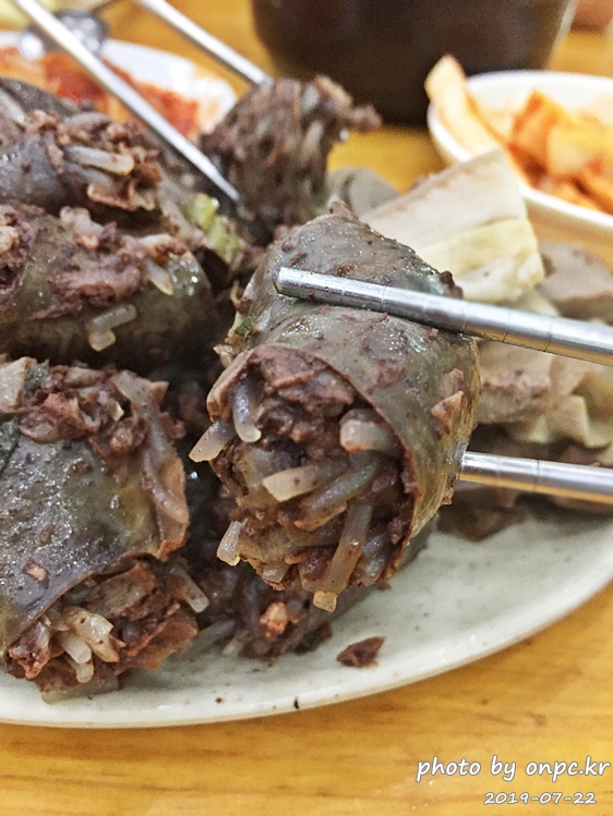 천안 충남집순대