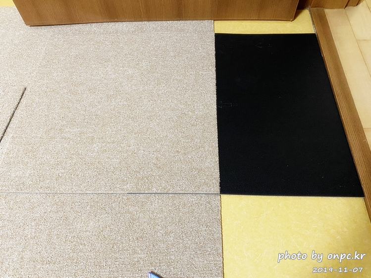 방염 타일카페트 셀프시공