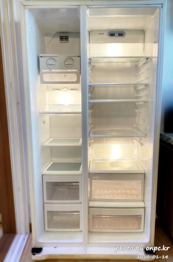 14년 사용한 LG DIOS양문형 576리터 냉장고