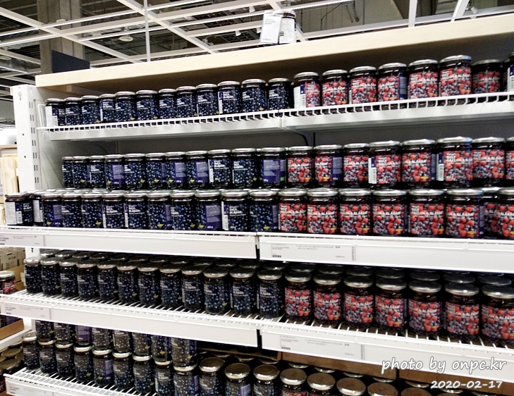 이케아 푸드코트 라즈베리블루베리잼