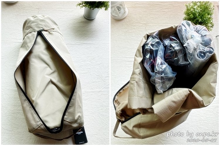 네이처하이크 경량 접이식 캠핑 코트