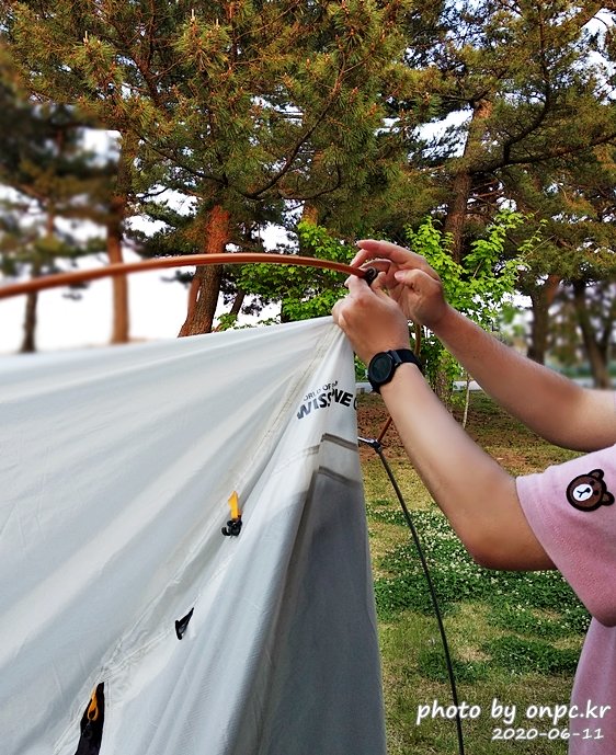 스위스알파인클럽 벨라쉘터 설치하기