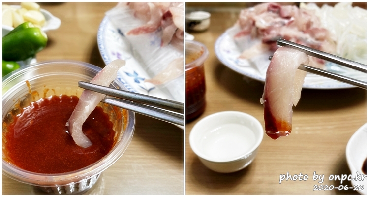 여름에 먹어야 더욱 맛있는 자연산 회~ 전갱이, 갑오징어, 고랑치 회를 맛보았어요. - 회는 양식, 자연산 둘 다 맛있지만 오늘은 남해 자연산 회 전갱이, 고랑치회, 갑오징어를 소개합니다~ 전갱이회