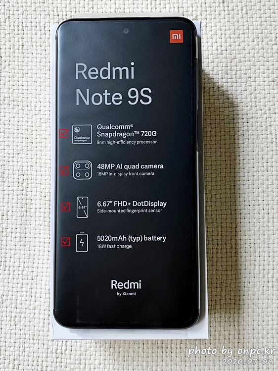 샤오미 홍미노트9S(Xiaomi Redmi Note 9S)