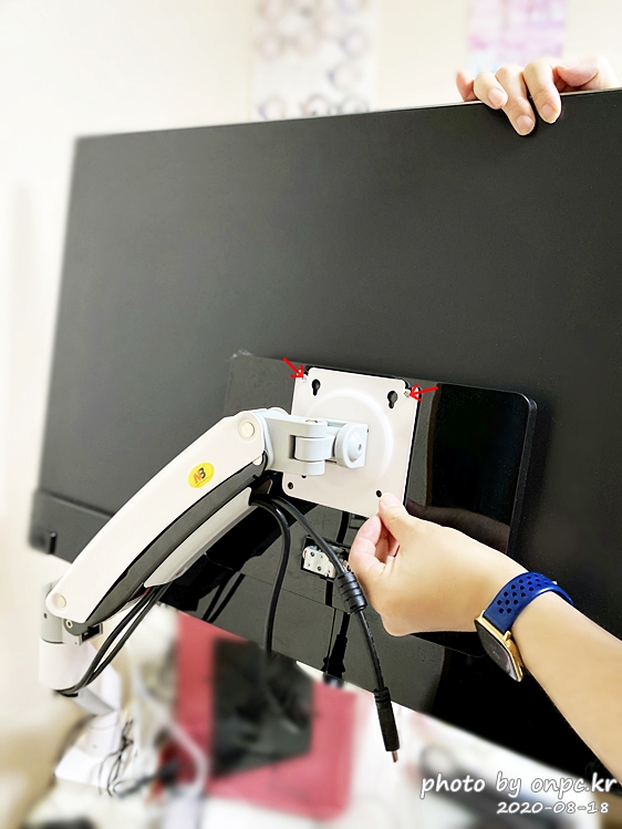 NB F100A 모니터암 거치대(NB Monitor arm)