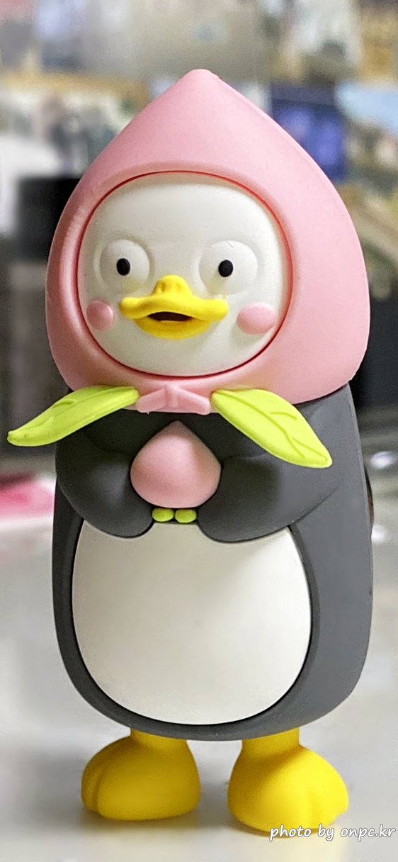 자이언트펭수 차량용 통풍구형 복숭아펭수