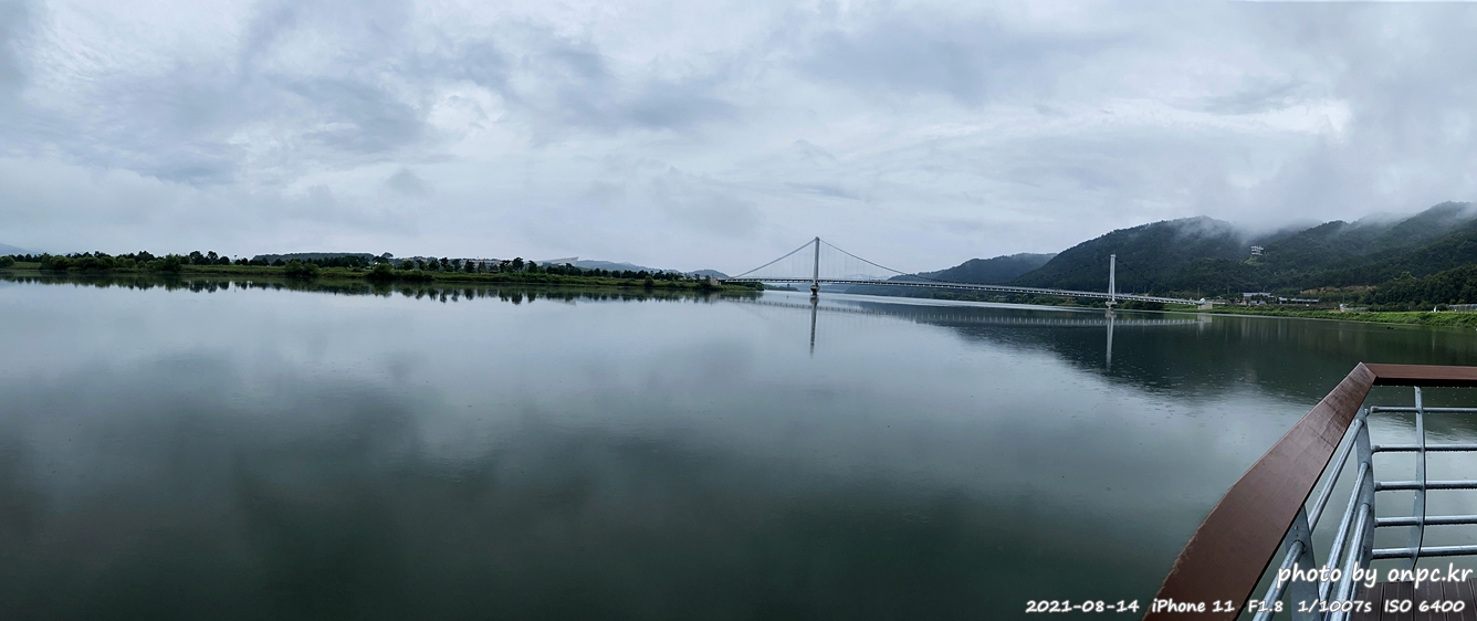 상주 경천섬 수상탐방로