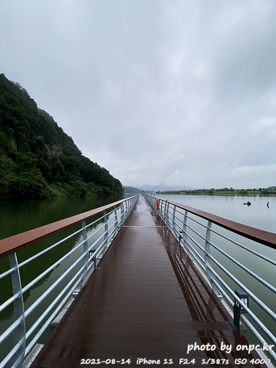상주 경천섬 수상탐방로