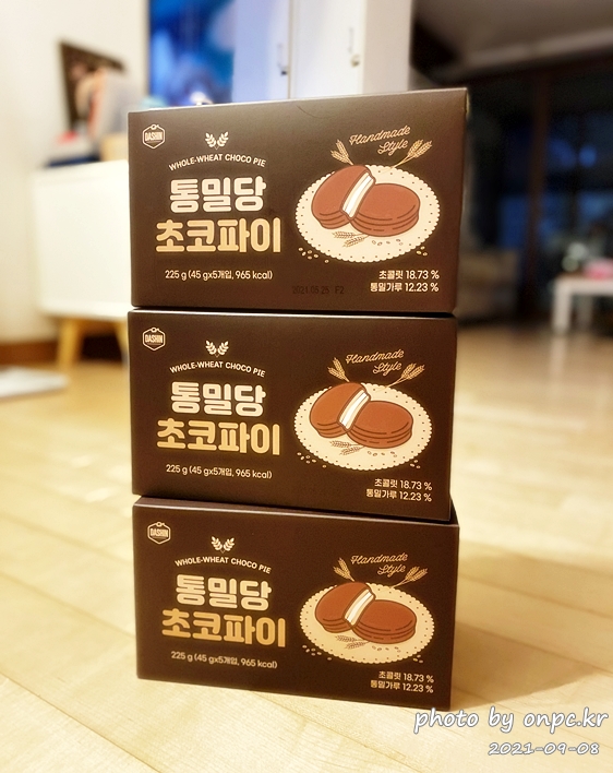 통밀당 수제초코파이