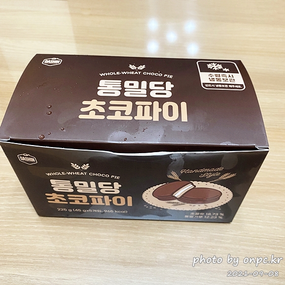 통밀당 수제초코파이