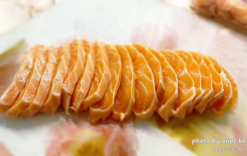 코스트코 연어손질 절임만들기