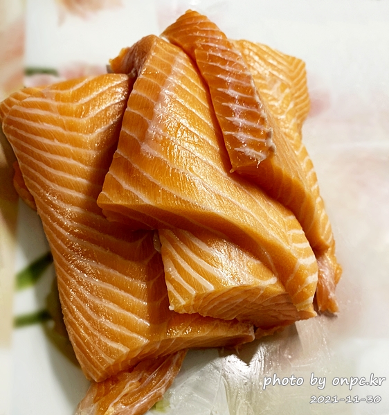 코스트코 연어 손질 절임만들기