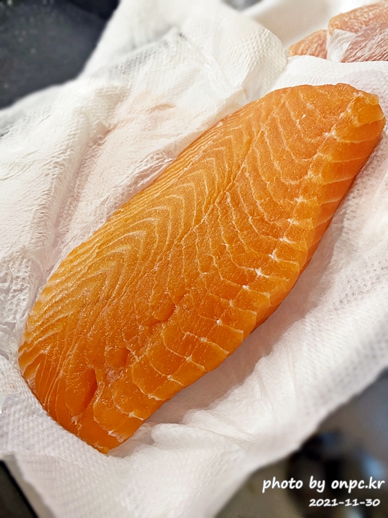 코스트코 연어 손질 절임만들기