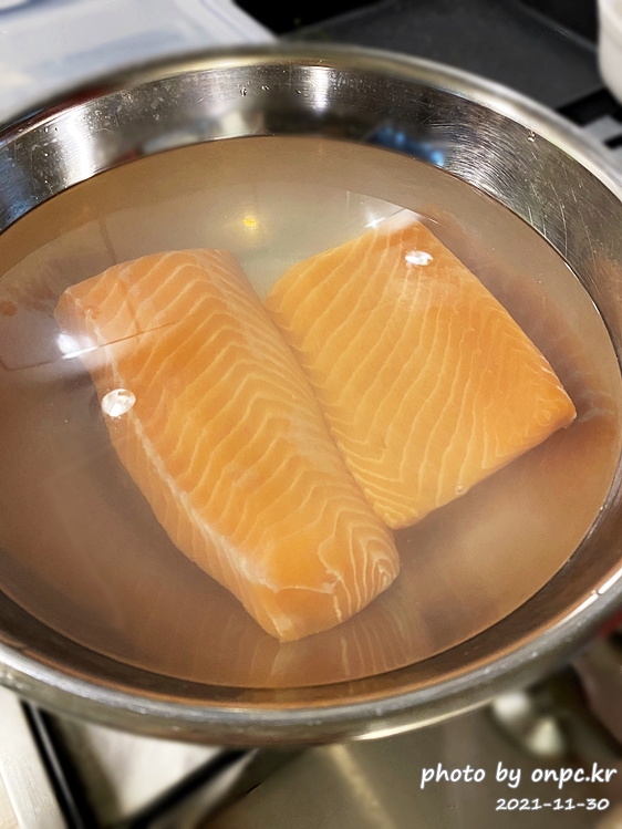 코스트코 연어절임만들기